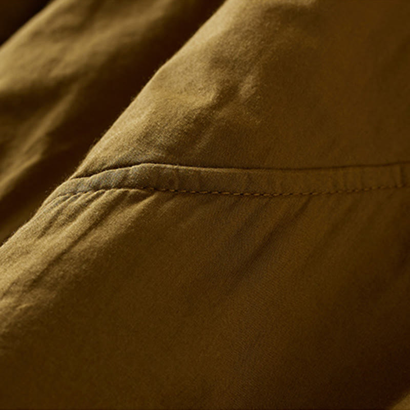Thermal Cotton-Padded Tapered Meditation Harem Pants
