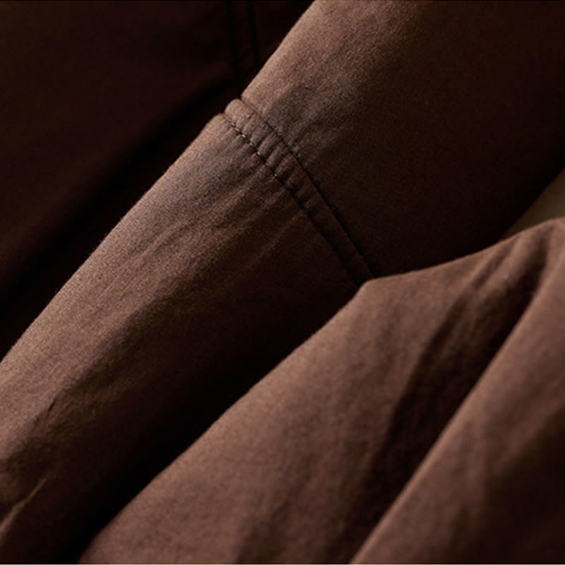 Thermal Cotton-Padded Tapered Meditation Harem Pants