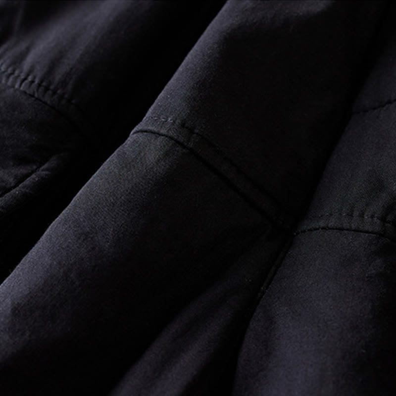 Thermal Cotton-Padded Tapered Meditation Harem Pants