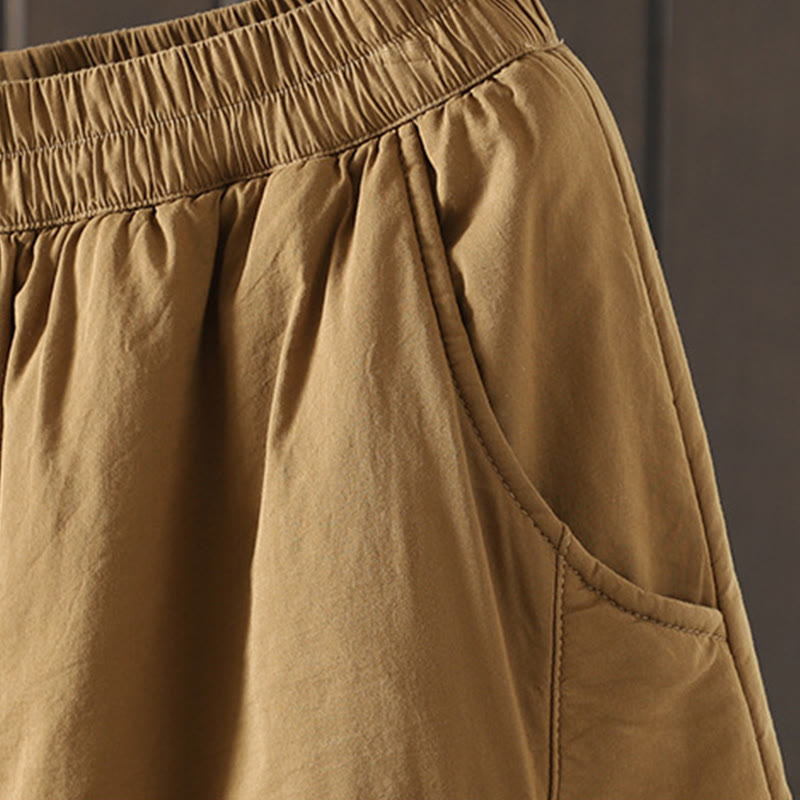 Thermal Cotton-Padded Grounding Harem Meditation Pants