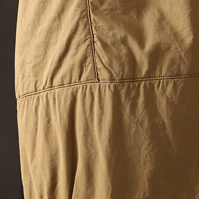 Thermal Cotton-Padded Grounding Harem Meditation Pants