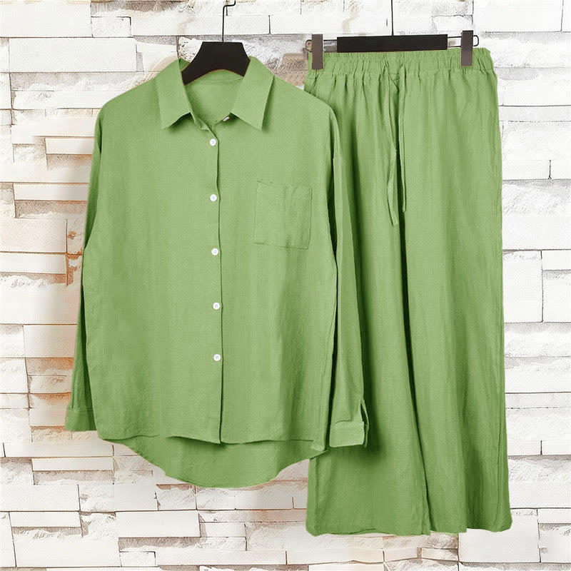 Tactile Cotton Linen Relaxed Meditation Set