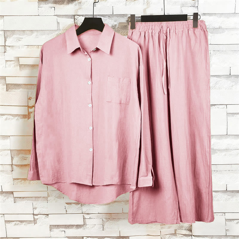 Tactile Cotton Linen Relaxed Meditation Set