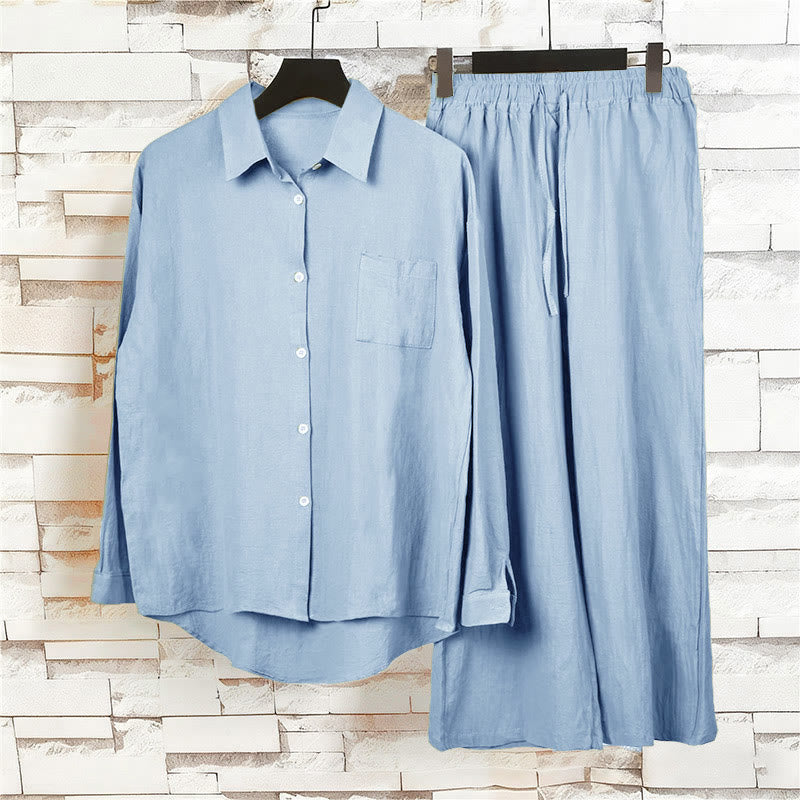 Tactile Cotton Linen Relaxed Meditation Set
