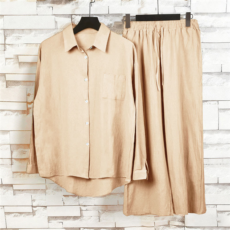 Tactile Cotton Linen Relaxed Meditation Set