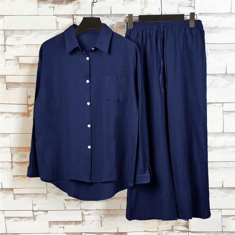 Tactile Cotton Linen Relaxed Meditation Set
