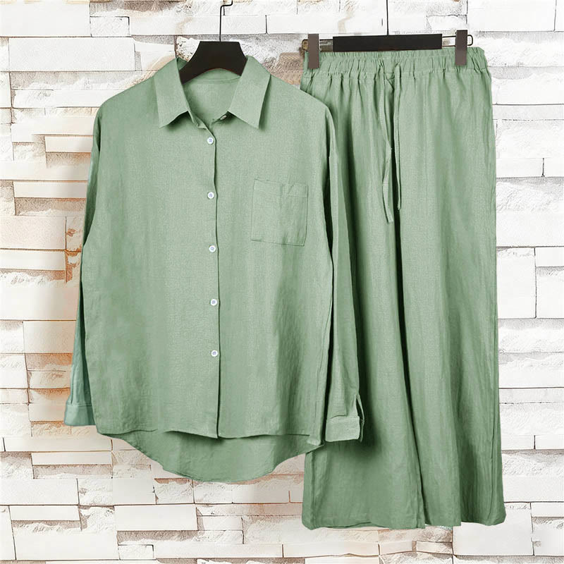 Tactile Cotton Linen Relaxed Meditation Set