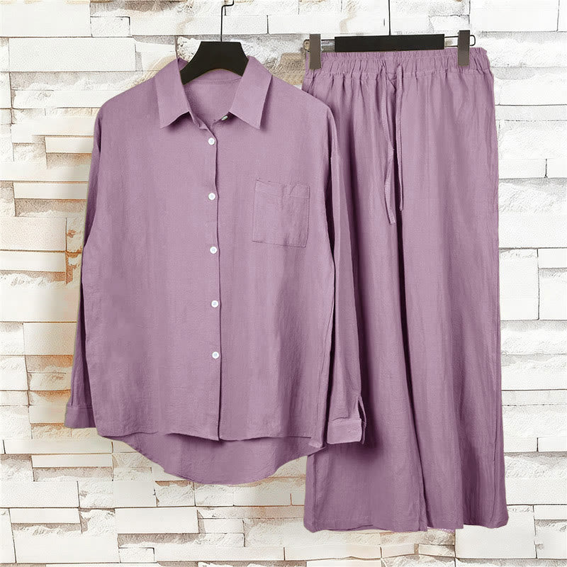 Tactile Cotton Linen Relaxed Meditation Set