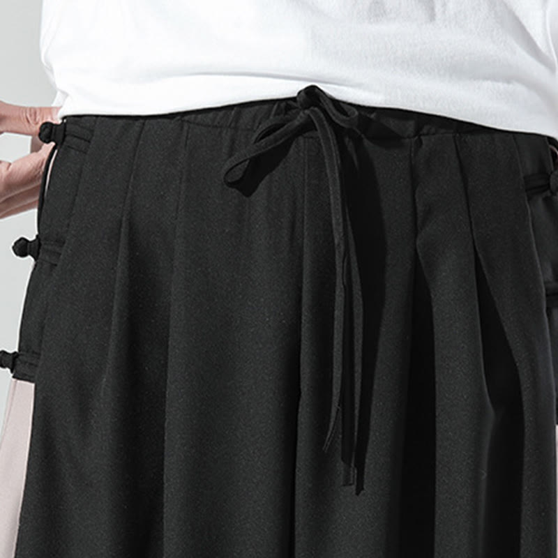 Mountain Pattern Wide-Leg Grounding Meditation Pants