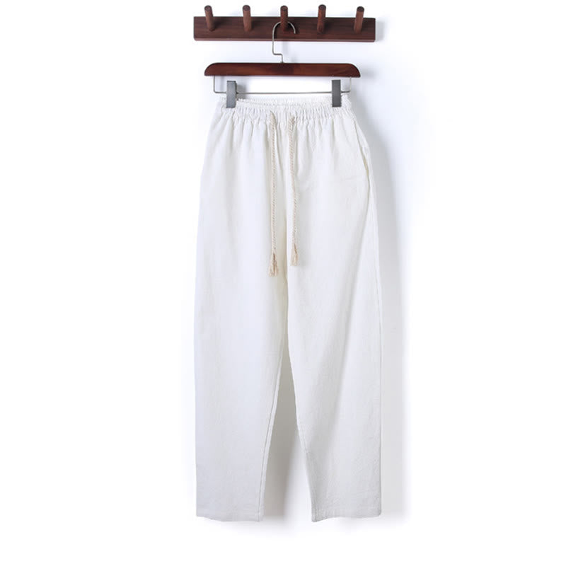 Breathable Cotton Frog-Button Men's Meditation Set