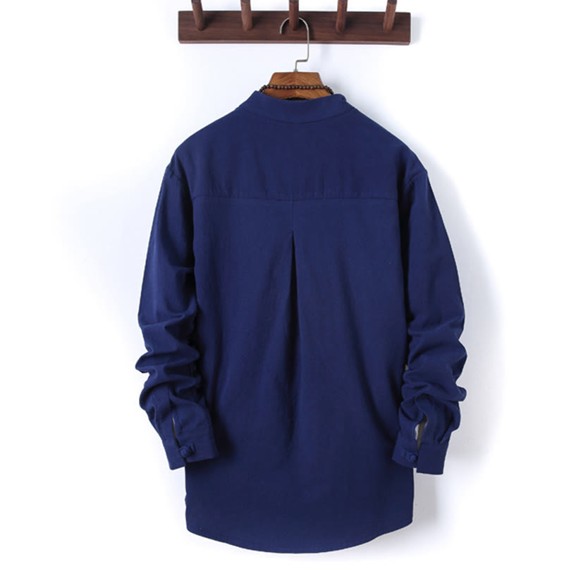Breathable Cotton Frog-Button Men's Meditation Set