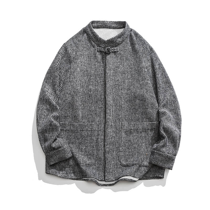 Ribbed Cotton Corduroy Frog-Button Mindful Men's Jacket