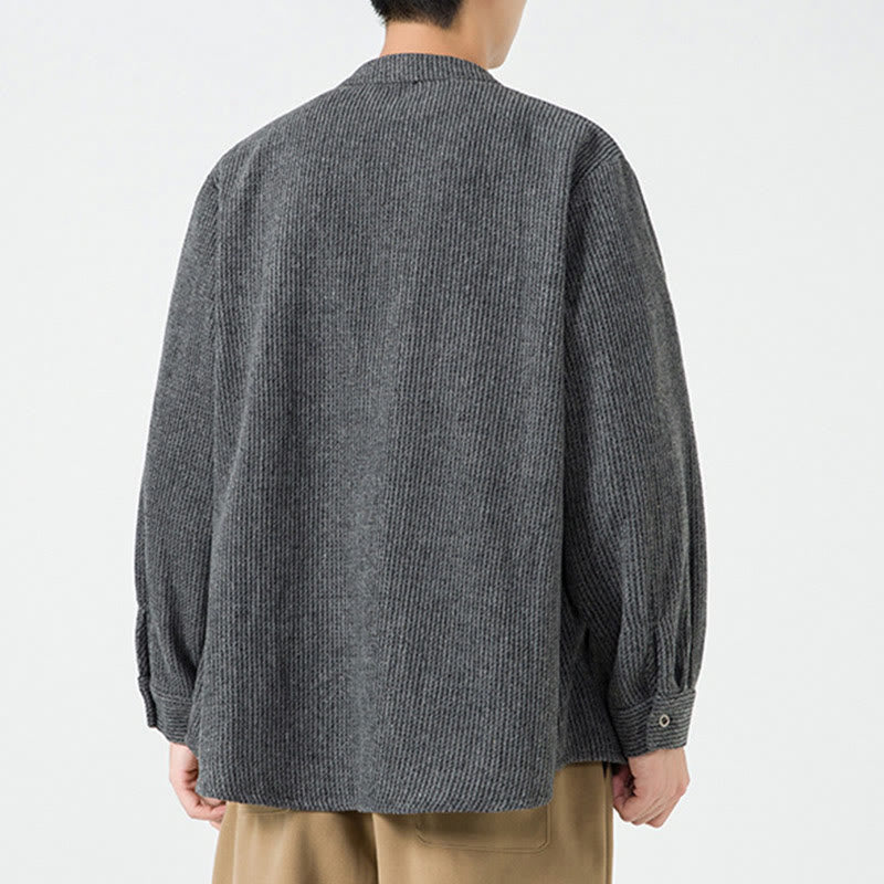 Ribbed Cotton Corduroy Frog-Button Mindful Men's Jacket