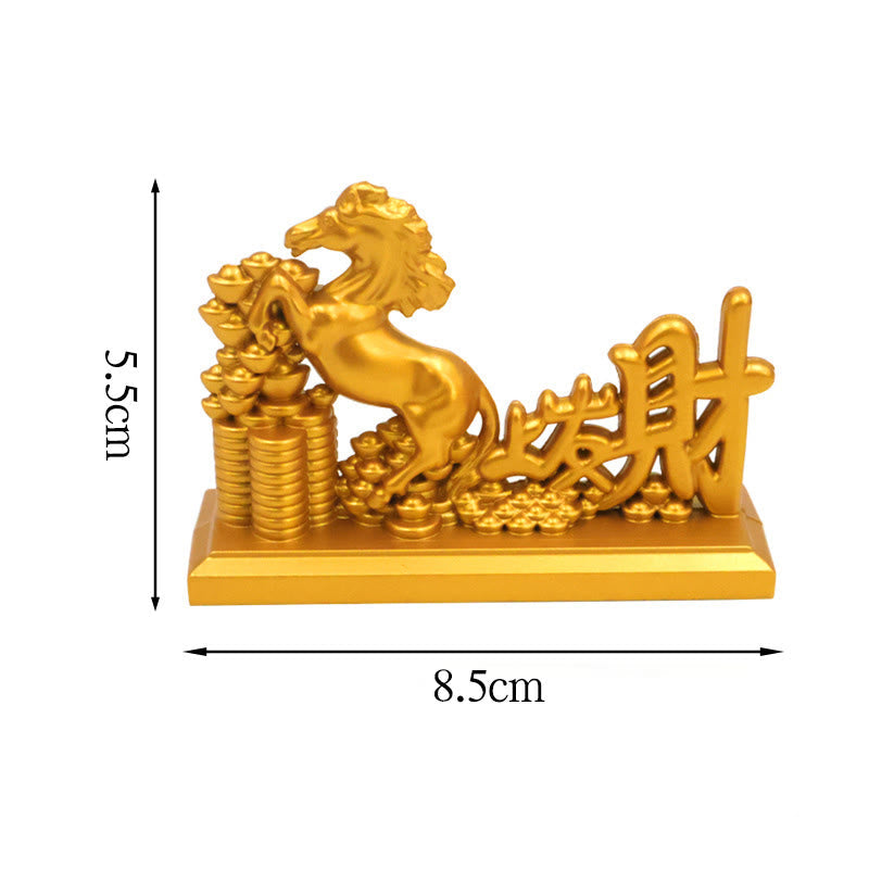 "Get Rich Now" Year of the Horse Ingots Prosperity Home Decoration