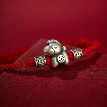 "Wishing You Wealth and Protection" Year of the Horse String Includes Gift Message Card