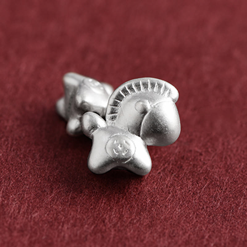 Year of the Horse 999 Sterling Silver Copper Coins Luck Rope Braided Bracelet Anklet