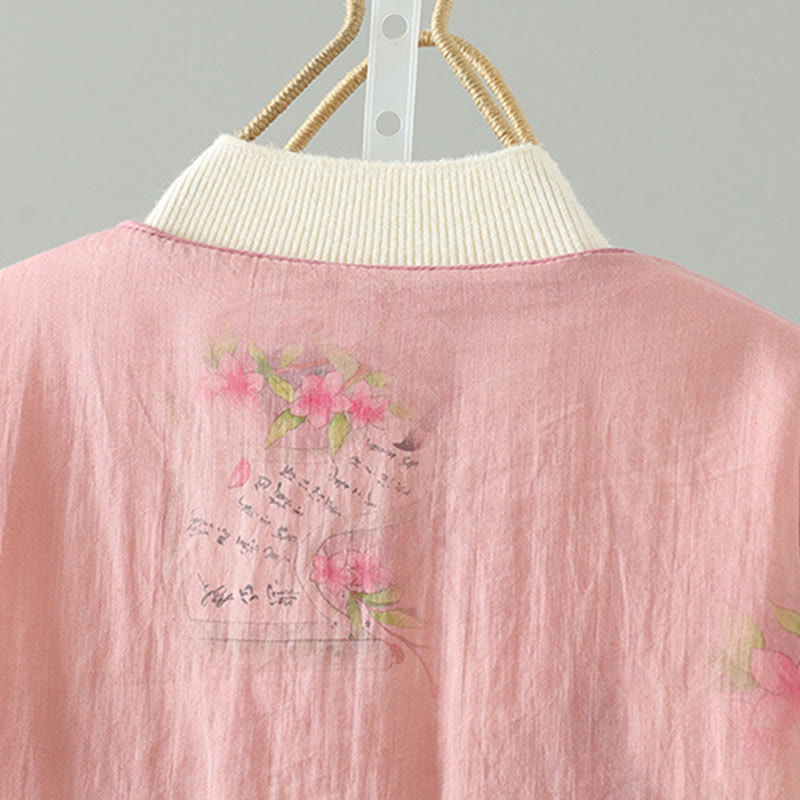 Printed Cotton-Padded Long Sleeve Thermal Jacket for Mindful Layers