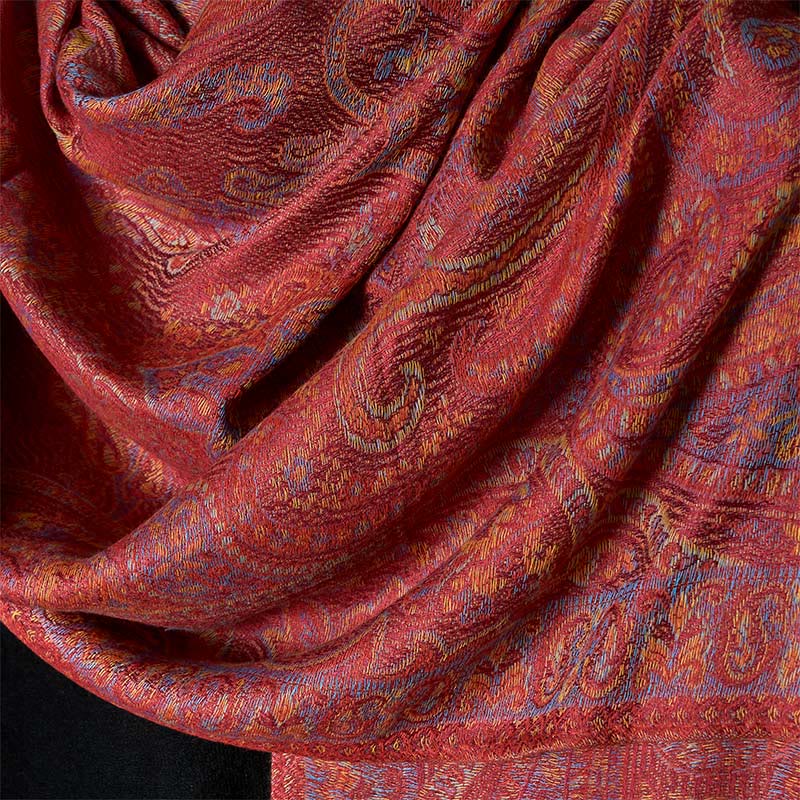Soft Fine-Knit Tassel Tibetan Meditation Shawl and Throw