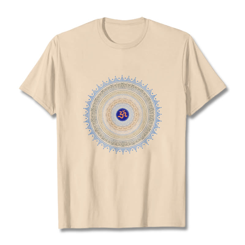 Mandala Flower OM Pattern Tee T-shirt