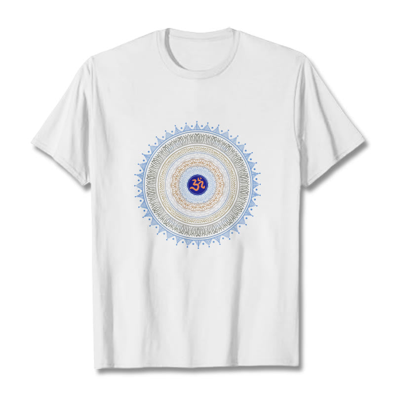 Mandala Flower OM Pattern Tee T-shirt
