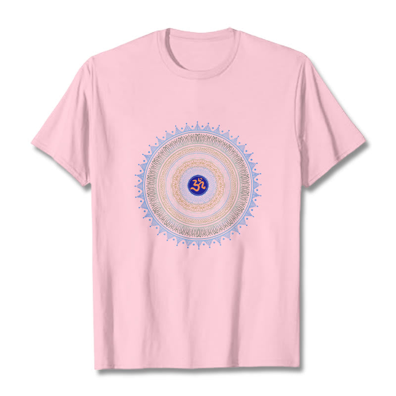 Mandala Flower OM Pattern Tee T-shirt