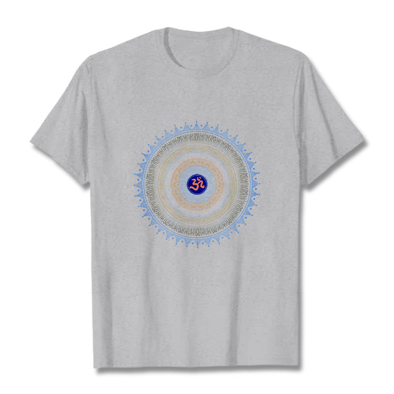 Mandala Flower OM Pattern Tee T-shirt