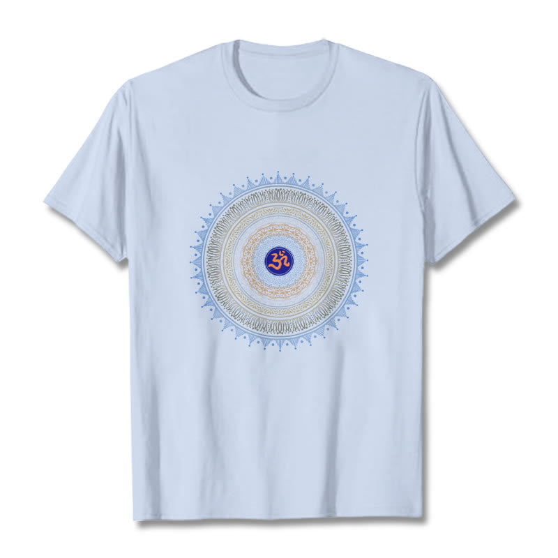 Mandala Flower OM Pattern Tee T-shirt