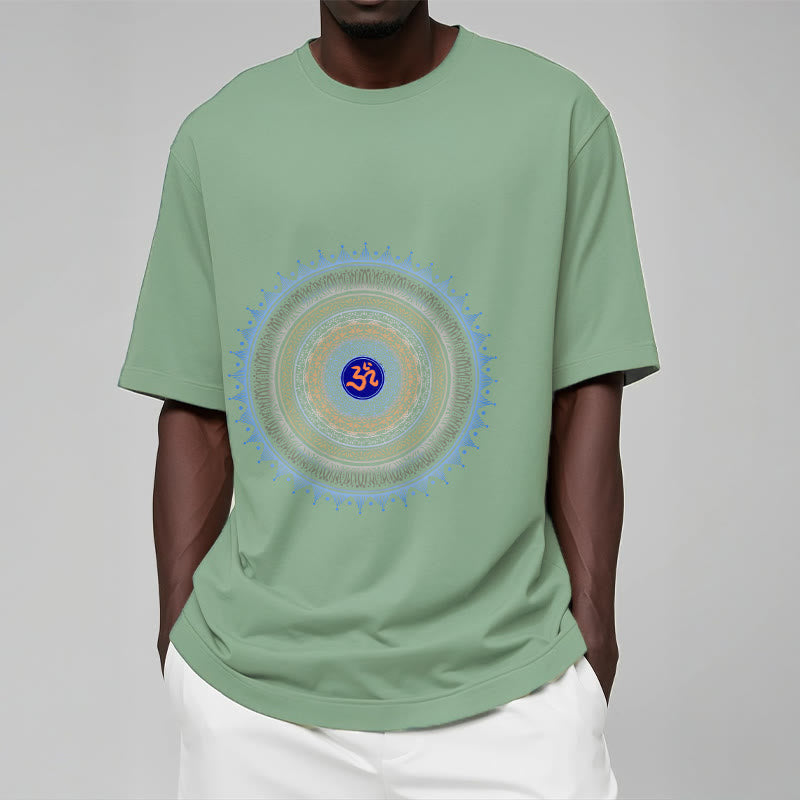 Mandala Flower OM Pattern Tee T-shirt