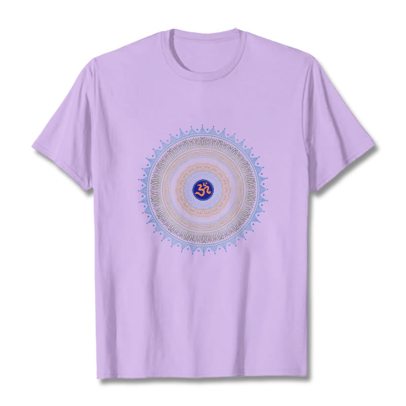 Mandala Flower OM Pattern Tee T-shirt