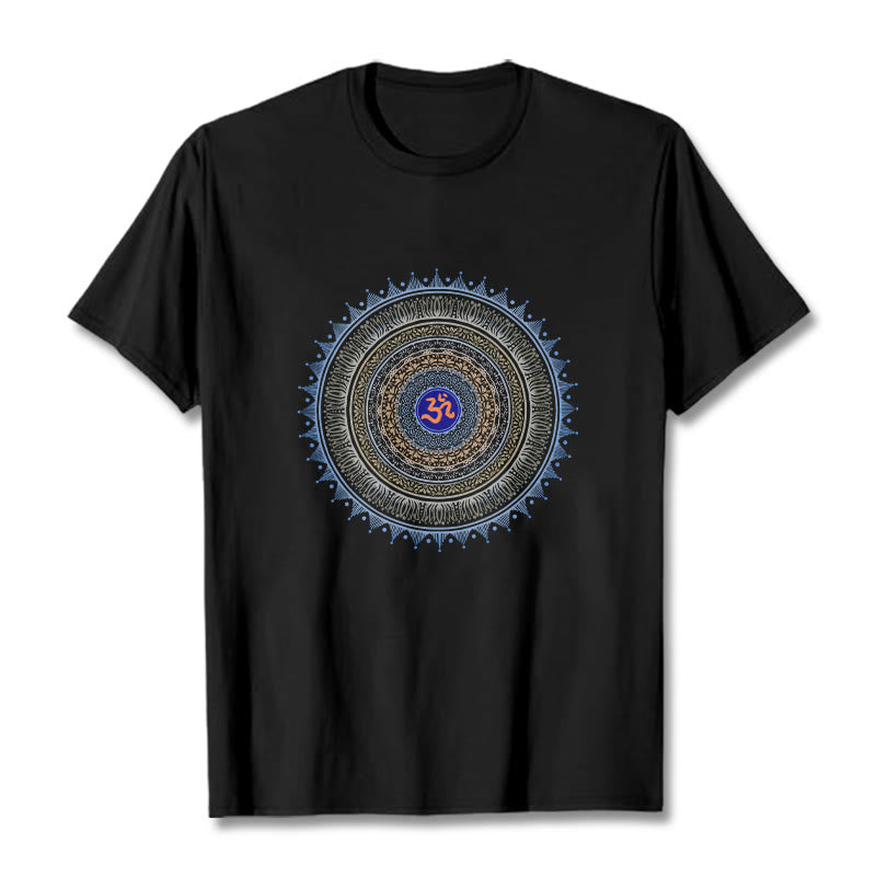 Mandala Flower OM Pattern Tee T-shirt