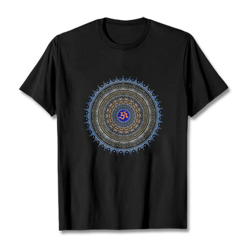 Mandala Flower OM Pattern Tee T-shirt