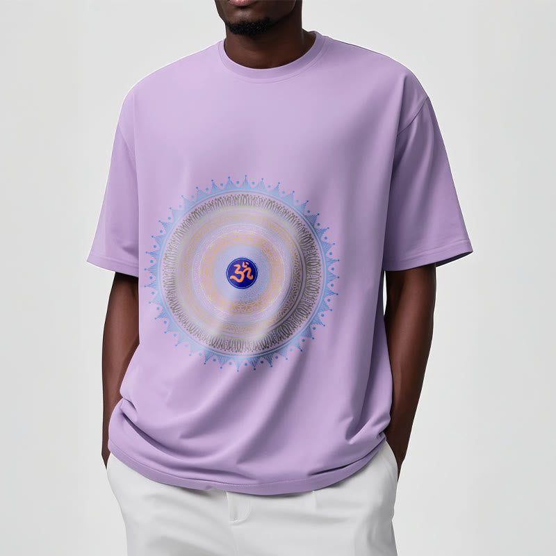 Mandala Flower OM Pattern Tee T-shirt