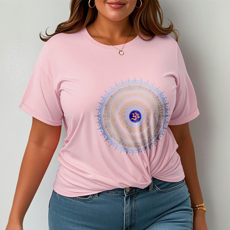 Mandala Flower OM Pattern Tee T-shirt
