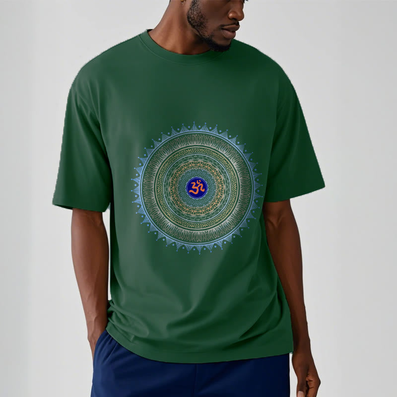 Mandala Flower OM Pattern Tee T-shirt