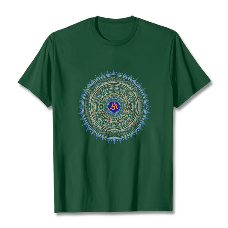 Mandala Flower OM Pattern Tee T-shirt