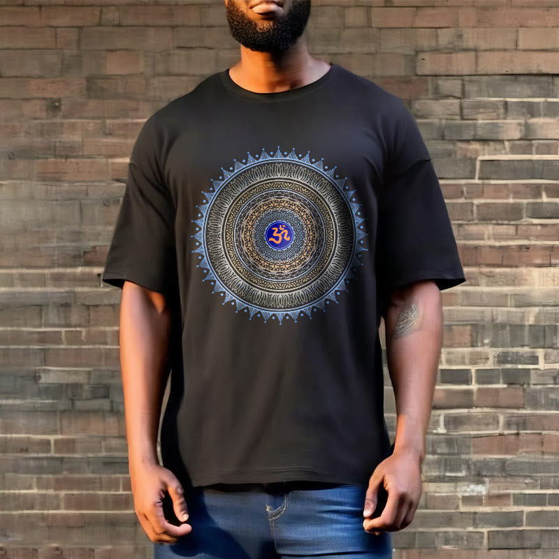 Mandala Flower OM Pattern Tee T-shirt
