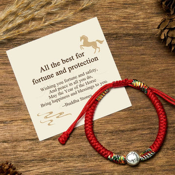 "All the Best for Fortune and Protection" Year of the Horse Includes Gift Message Card