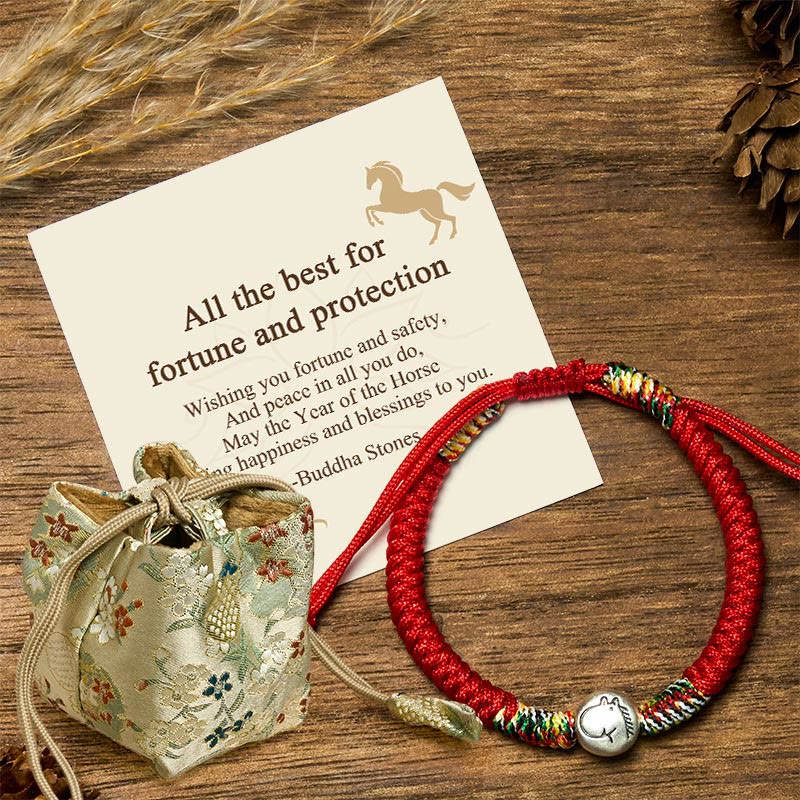 "All the Best for Fortune and Protection" Year of the Horse Includes Gift Message Card