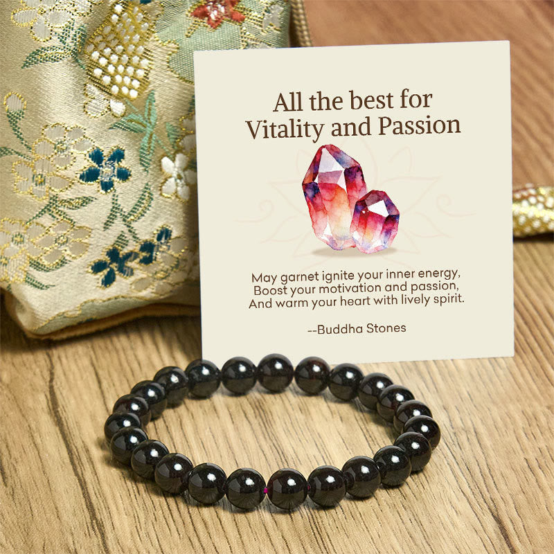 "All the Best for Love and Harmony" Stone Quartz Bracelet Includes Gift Message Card