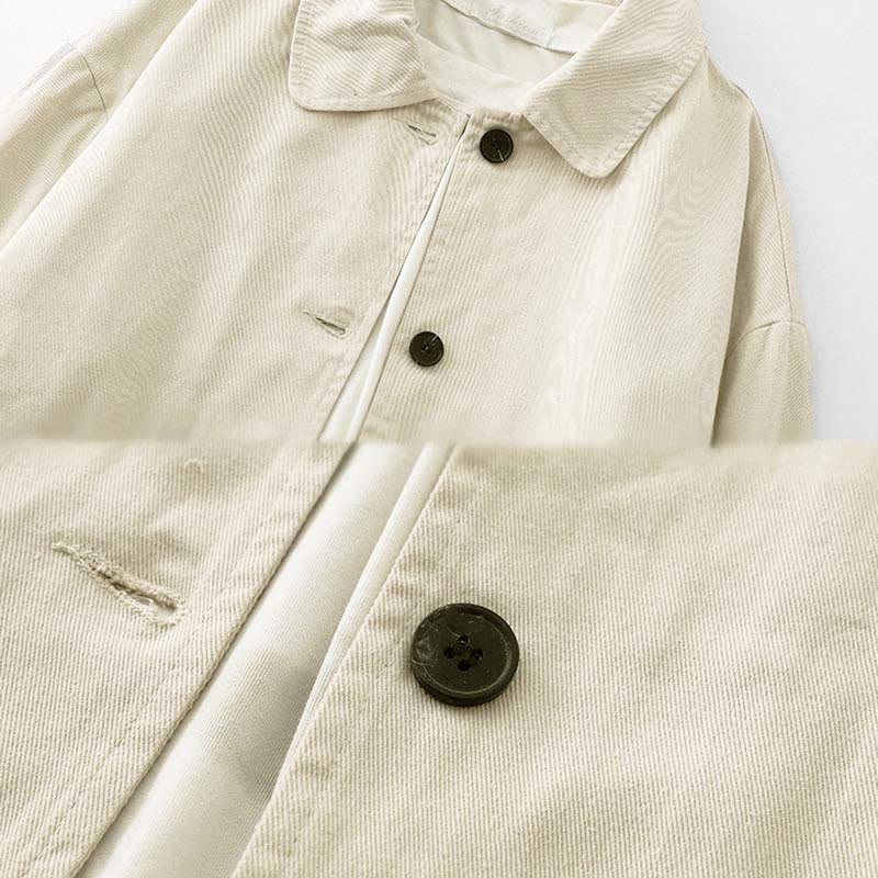Commute Patchwork Design Cotton Women's Jacket With Pockets
