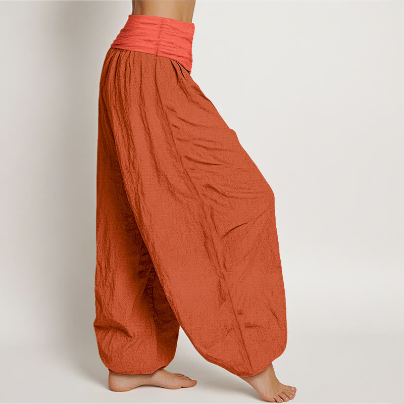Breathable Pure Cotton Grounding Meditation Harem Pants