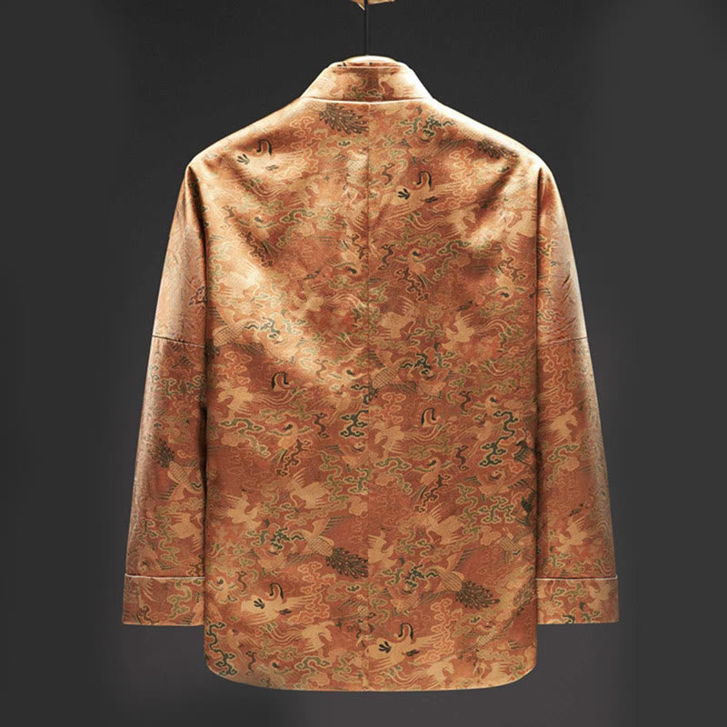 30 Momme Mulberry Silk Grounding Men's Jacket