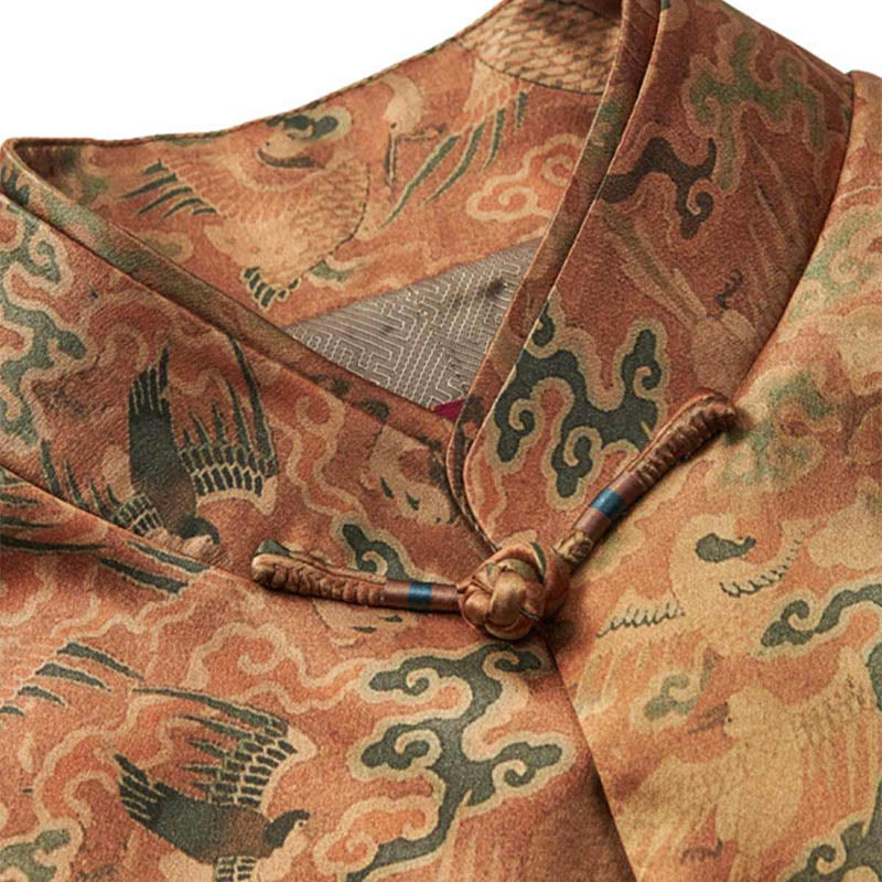 30 Momme Mulberry Silk Grounding Men's Jacket