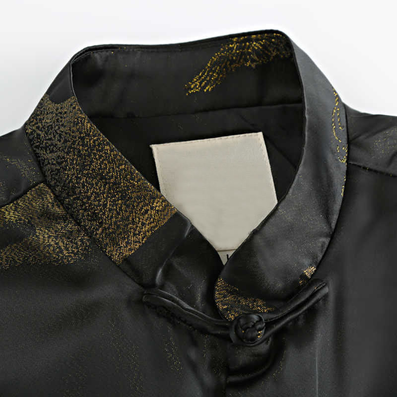 Lightweight Cloud-Dyed Frog-Button Mindful Men's Jacket