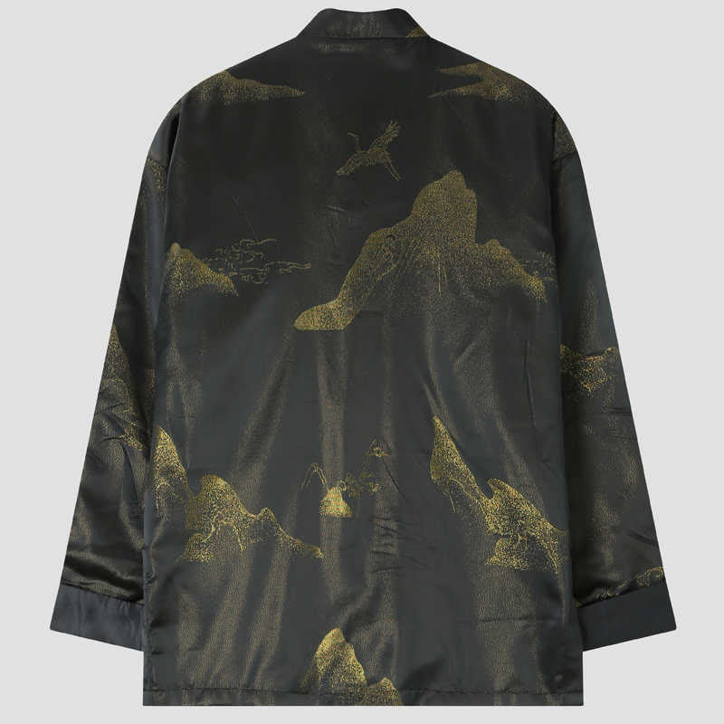 Lightweight Cloud-Dyed Frog-Button Mindful Men's Jacket