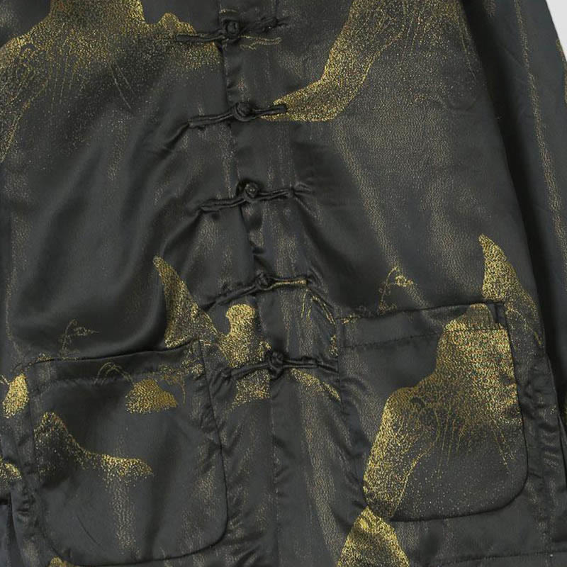 Lightweight Cloud-Dyed Frog-Button Mindful Men's Jacket