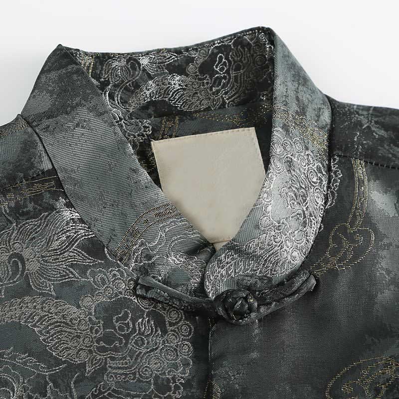 Breathable Lightweight Stand-Collar Frog-Button Mindful Men's Jacket