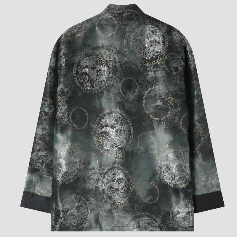 Breathable Lightweight Stand-Collar Frog-Button Mindful Men's Jacket