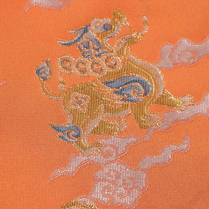 Men's Lightweight Cloud-Motif Frog-Button Meditation Jacket
