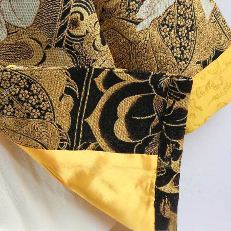 Breathable Frog-Button Stand Collar Mindful Meditation Jacket